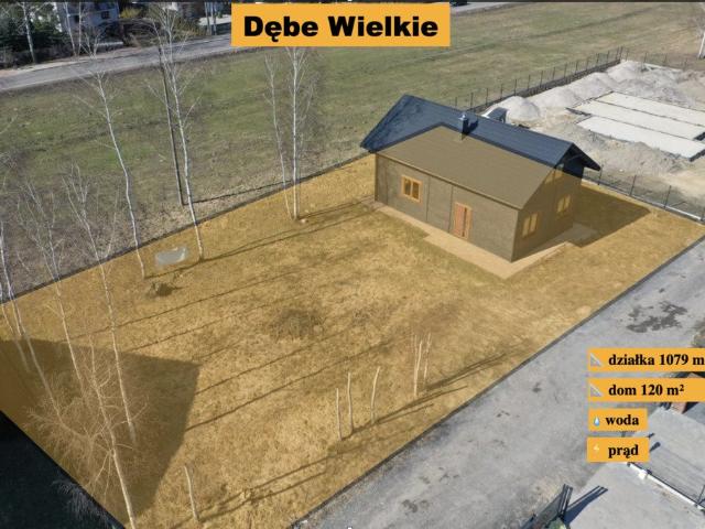 DOM SZKIELETOWY 120 m² do wykończenia