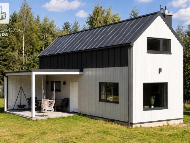 Nowoczesny domek drewniany 65 m² działka 1792 m²