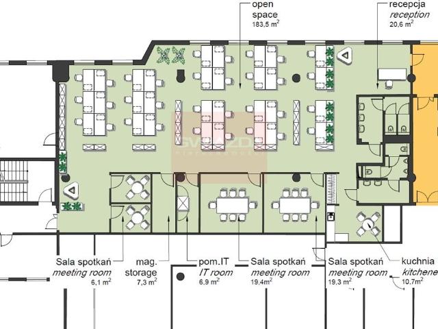Nowoczesny lokal biurowy 340 m² w Żoliborzu komfort i elastyczność