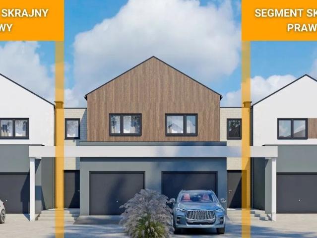 Nowoczesny segment 153 m² z ogrodem i garażem polecam