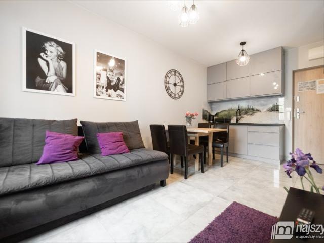 Nowoczesny 26m2 apartament z balkonem, blisko plaży
