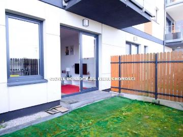 Nowoczesny 29,3 m² apartament z ogródkiem i miejscem parkingowym