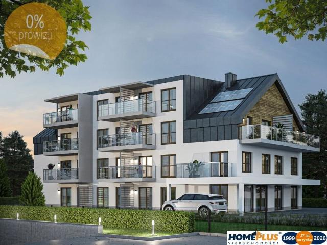 Nowoczesny 2 pok. apartament z balkonem i parkingiem