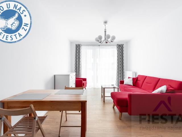 Polecam nowoczesny 2 pokojowy apartament 43 m² z balkonem i garażem
