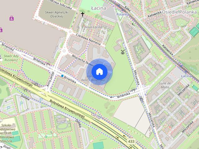 Nowoczesny 3 pokojowy apartament na 4 piętrze