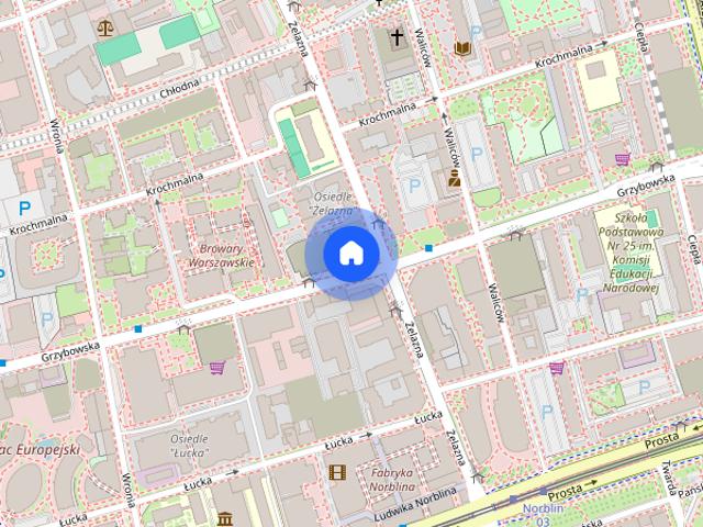 Nowoczesny 4 pok apartament przy Browarach Warszawskich, ul. Żelazna
