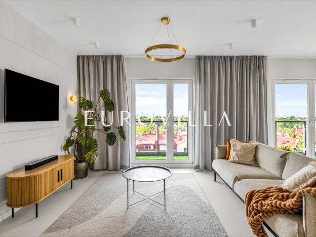 Nowoczesny 5 pokojowy apartament z panoramiczną loggią