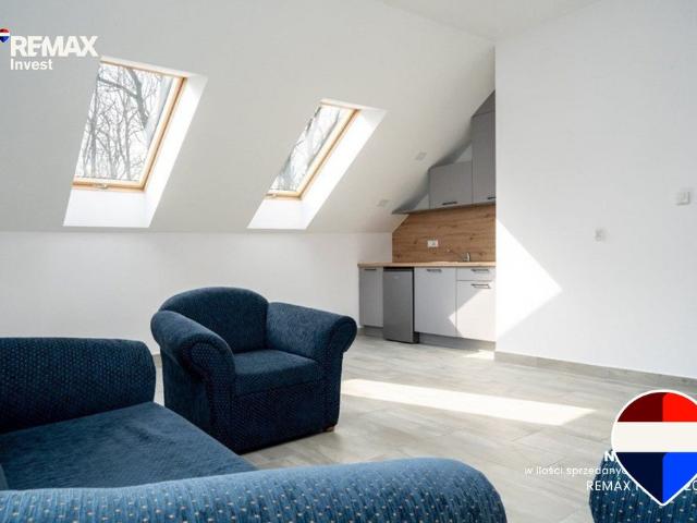 Nowoczesna kawalerka 33 m² z balkonem, teren zamknięty