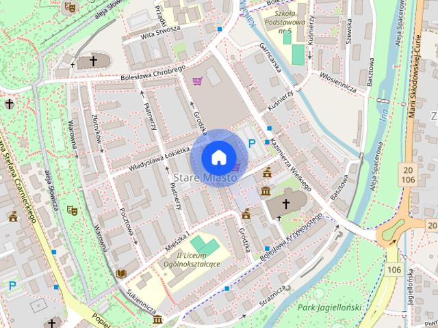 Nowoczesna kawalerka w centrum miasta