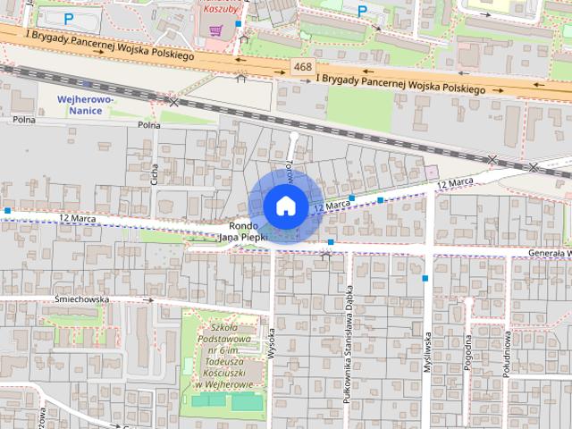 Nowoczesna kawalerka z balkonem w nowym budynku