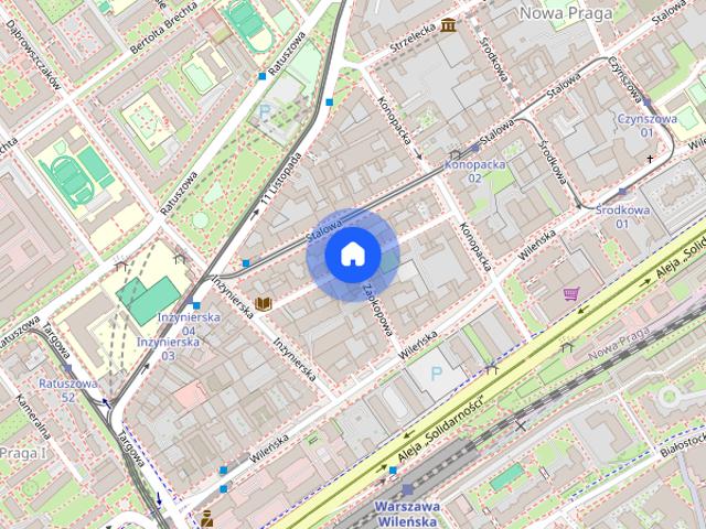 Nowoczesna kawalerka | Metro | Wydzielona strefa sypialniana