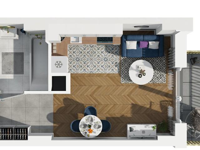 Nowoczesna kawalerka Smart Home z balkonem blisko Zalewu