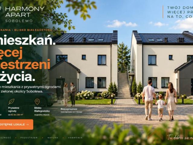 Nowoczesne mieszkania bezczynszowe z prywatnym ogrodem
