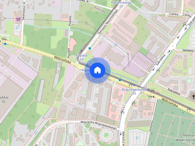 Nowoczesne mieszkanie 2 pokojowe, blisko METRA, piękny widok