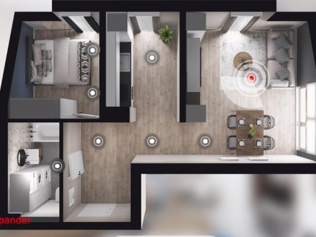 Nowoczesne mieszkanie 41,23 m2 z prywatnym parkiem w Zawadzie