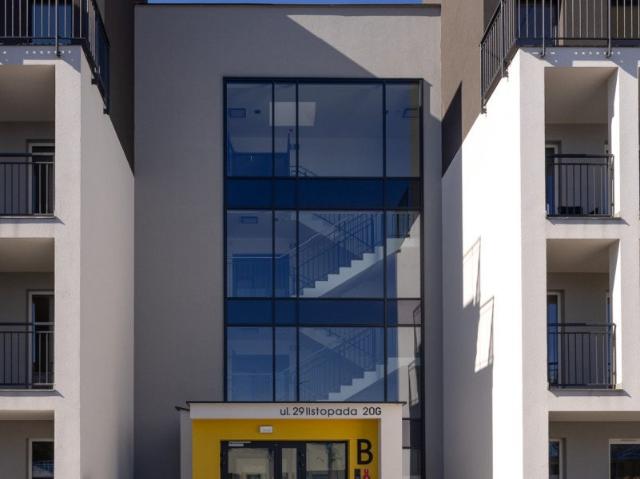 Nowoczesne mieszkanie 42,56 m² z antresolą i balkonem