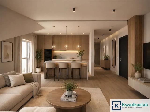 Nowoczesne mieszkanie 45 m² z tarasem i miejscem garażowym