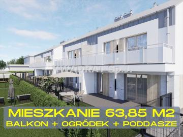 Nowoczesne mieszkanie z ogródkiem i tarasem w Baranowie