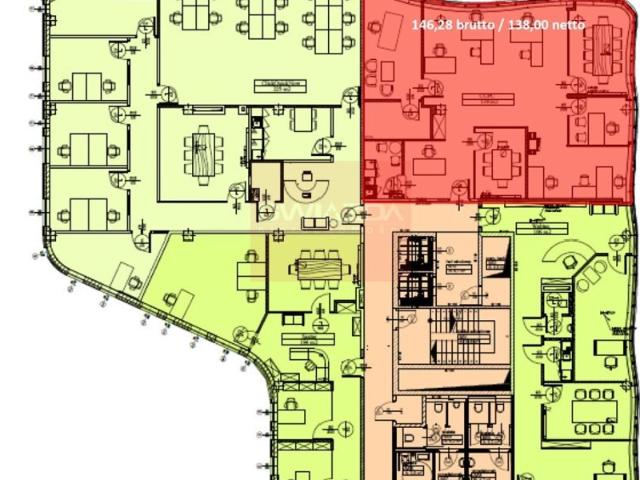 Nowoczesne biuro 146 m² w Warszawie Mokotów