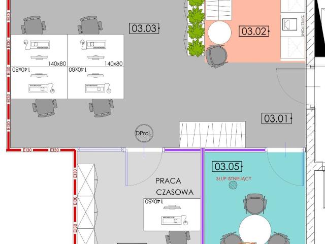 Nowoczesne biuro 60 m2 na Ursynowie z parkingiem
