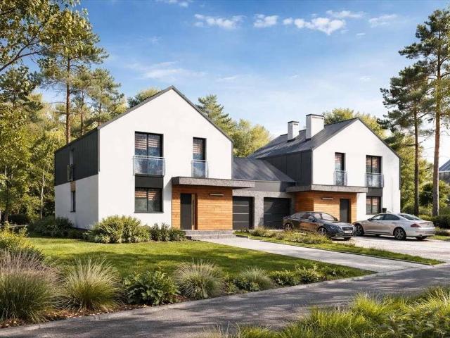 Nowoczesne bliźniaki 112 m² z garażem i ogrodem