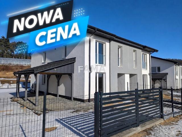 Nowoczesne bliźniaki 133m2 z pompą ciepła i tarasem