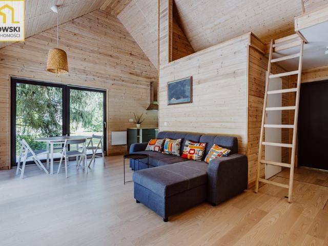 Nowoczesne domki skandynawskie 110 m², prywatność, las, polecam