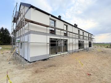 Nowoczesne domy szeregowe 118 m², stan surowy zamknięty