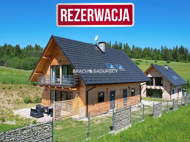 Nowoczesne domy z 4 lokalami, widokowa działka, Łapsze Wyżne