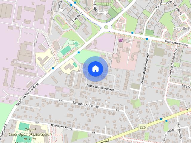 nowoczesne przestronne ostatnie mieszkanie J. Wiśniewskiego 45/15