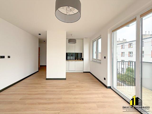 Nowoczesne studio 30 m² balkon, miejsce postojowe