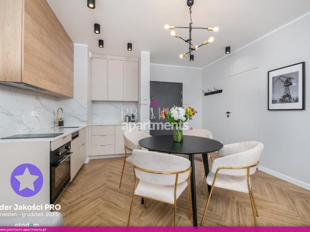 Nowoczesne studio 38 m² z wydzieloną sypialnią