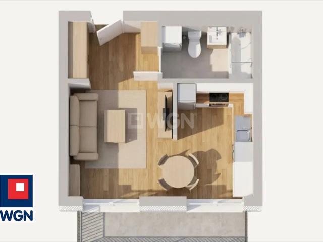 Nowoczesne 29,74 m² mieszkanie z windą Głogów