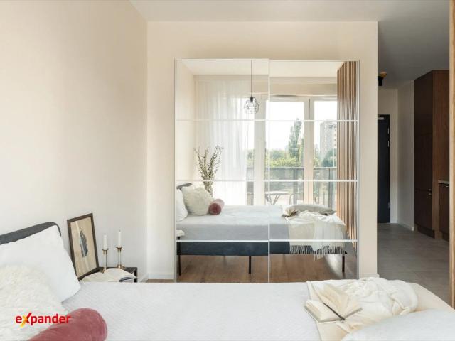 Polecam nowoczesne 26m² z balkonem, Smart Home i garaż