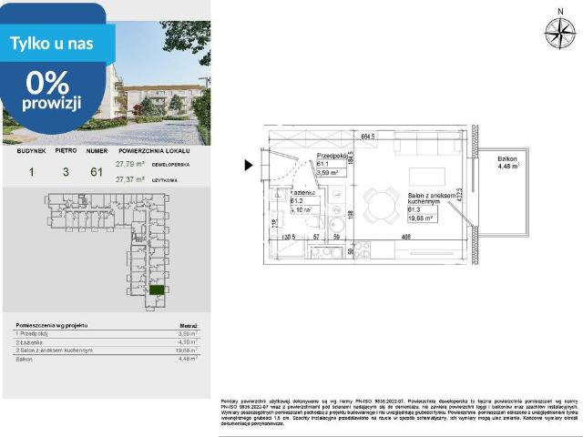 Nowoczesne 27 m² w Osielsku – idealne na start!
