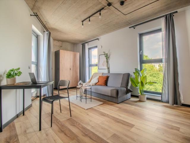 Nowoczesne 23 m² w Krakowie taras, pełne wyposażenie