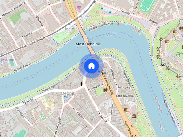 Nowoczesne 2 pok. mieszkanie | Balkon, klimatyzacja, ochrona | Barska | Rondo Grunwaldzkie, ICE, Wawel