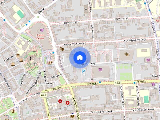 Nowoczesne 2 pok z balkonem centrum Plac Teatralny, blisko UO!