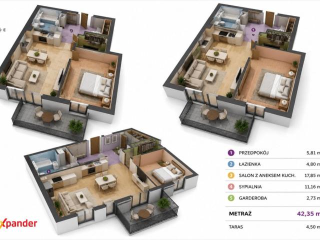 Nowoczesne 2 pokoje z Smart Home w Gdańsku zapraszam