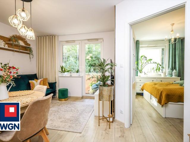 Nowoczesne 2 pokoje z widokiem na las 32,3 m²