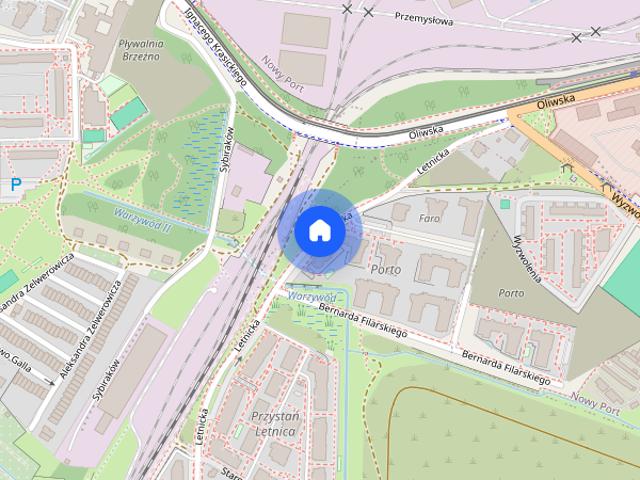 Nowoczesne 2 pokojowe mieszkanie 40 m2 Gdańsk Letnicka 10