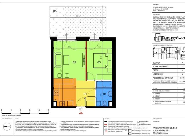 Nowoczesne 2 pokojowe mieszkanie 42 m2 w Augustówce