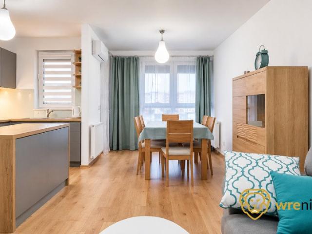 Nowoczesne 2 pokojowe mieszkanie 46 m² z balkonem pełne wyposażenie