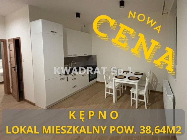 Do sprzedania nowoczesne 2 pokojowe mieszkanie 39 m² w centrum Kępna