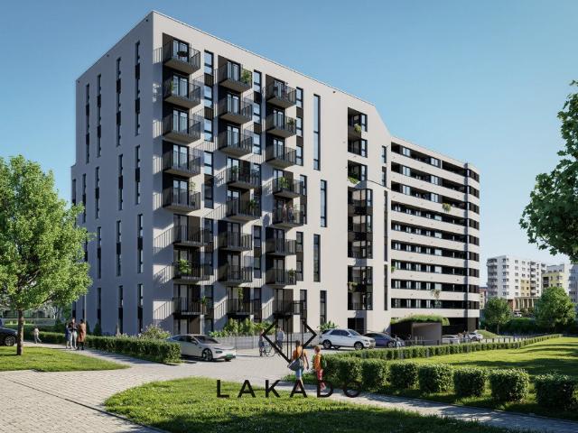Nowoczesne 2 pokojowe mieszkanie z ogródkiem 36,82 m² w Krakowie