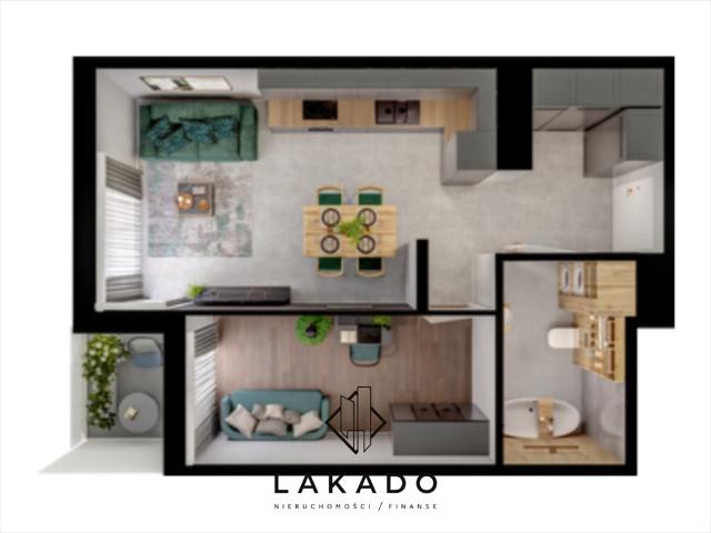 Kraków, Dębniki, 44 m², balkon, cisza i natura zapraszam