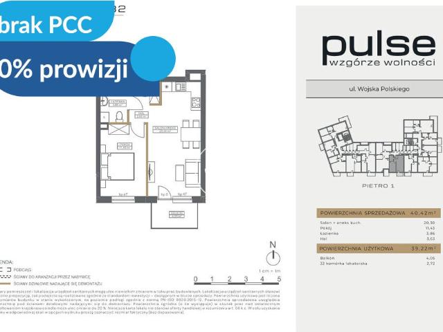 Na sprzedaż nowoczesne 2 pokojowe mieszkanie z balkonem w Bydgoszczy