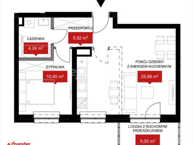Zapraszam do nowoczesnego 2 pokojowego mieszkania nad Odrą w Wrocławiu