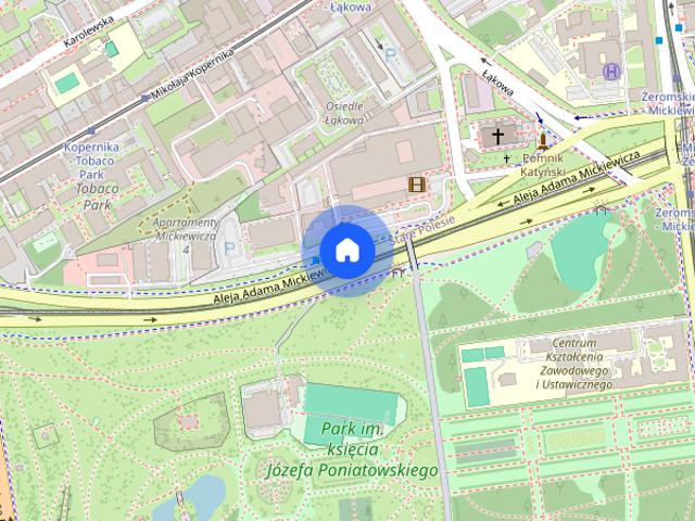 Nowoczesne 2 pokojowe mieszkanie przy Parku Poniatowskiego