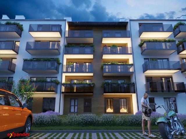 Polecam nowoczesne 2 pokojowe z ogrodem 60 m² od dewelopera